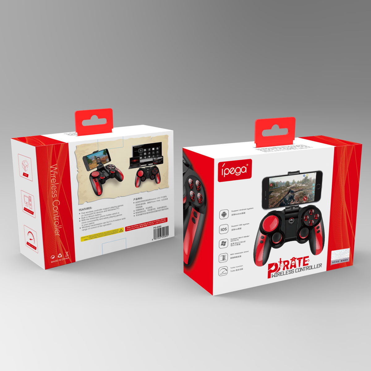 Ipega 9089 professional Bluetooth gamepad Joystick-Game Controller-Ten brands of Bluetooth gamepad