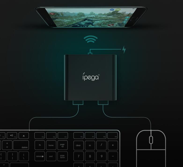 Ipega Bluetooth Keyboard and Mouse Converter
