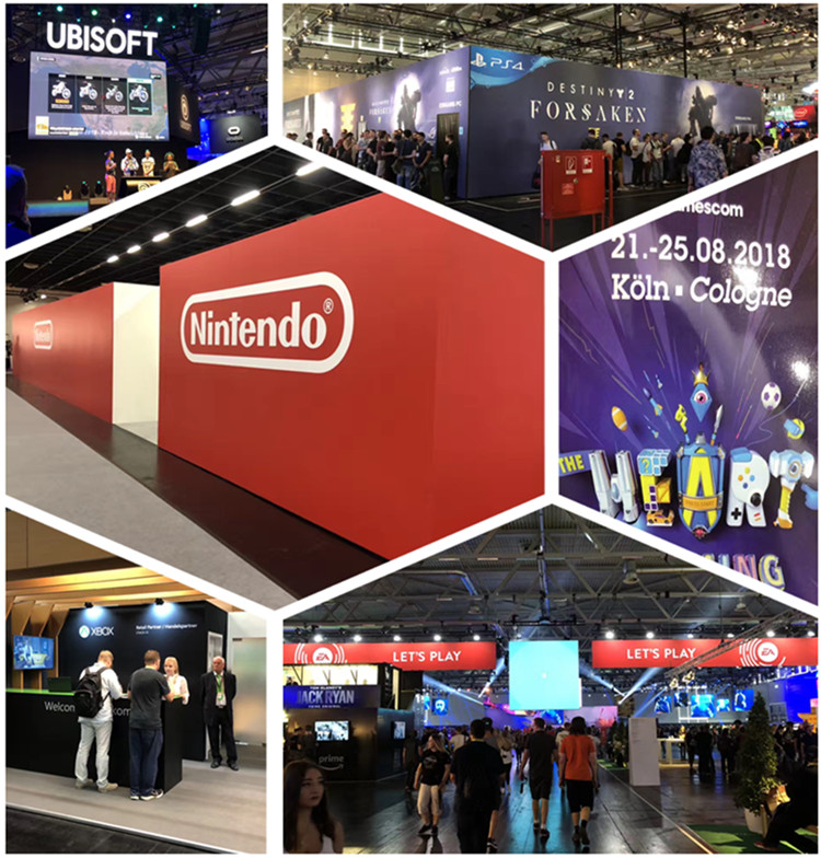 World-renowned game companies gather at the Cologne Game Show in Germany