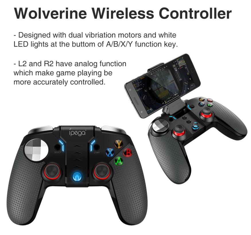 Ipega 9099 Wolverine Bluetooth gamepad-Game Controller-Ten brands of Bluetooth