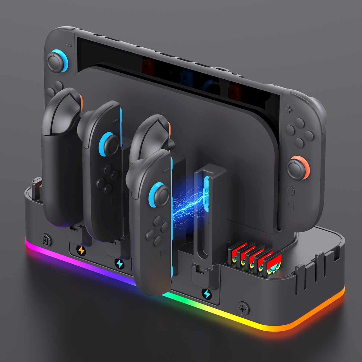 MULTI-FUNCTIONAL RGB WALLMOUNT CHARGING STATION   PG-SW2047